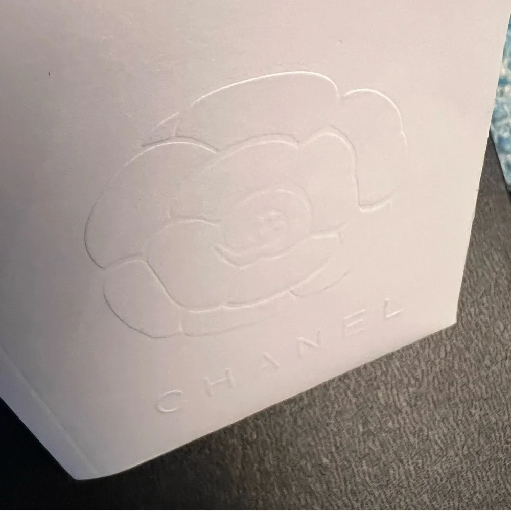 CHANEL Vintage Empty Shoe Box & Tissue Paper